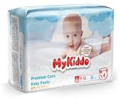MyKiddo Premium (МайКиддо) подгузники-трусики для детей 9-14кг, 36 шт размер L, QUANZHOU DAFENG IMPORT AND EXPORT CO.,LTD